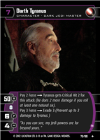Star Wars TCG Darth Tyranus (B) (AOTC #79)