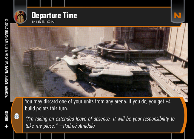 Star Wars TCG Departure Time (AOTC #80)