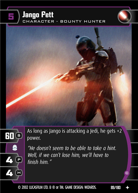 Star Wars TCG Jango Fett (C) (AOTC #89)