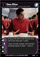 Star Wars TCG Clone Officer (AOTC #9)