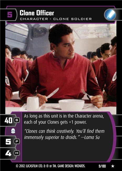 Star Wars TCG Clone Officer (AOTC #9)