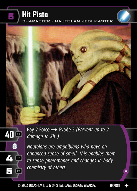 Star Wars TCG Kit Fisto (A) (AOTC #93)