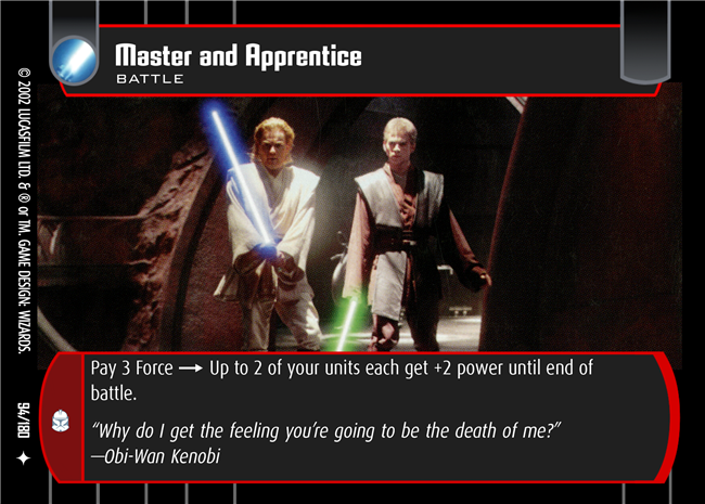 Master and Apprentice (AOTC #94)