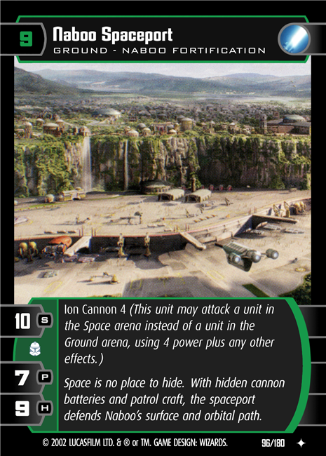 Star Wars TCG Naboo Spaceport (AOTC #96)