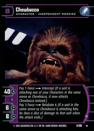 Chewbacca A (BOY #6) FOIL