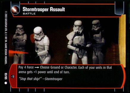 Stormtrooper Assault (BOY #93) FOIL
