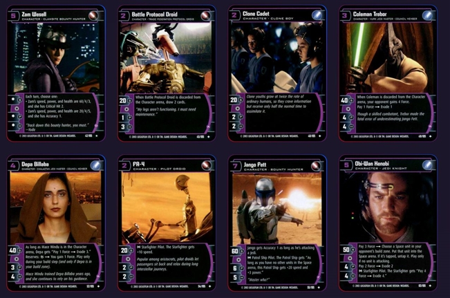 Star Wars TCG Jedi Guardians Complete Common/Uncommon Set (No Foils) - Complete Sets