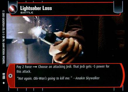 Lightsaber Loss (JG #61)