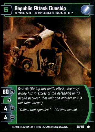 Republic Attack Gunship (JG #98)