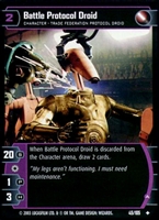 Battle Protocol Droid A (JG #45) FOIL