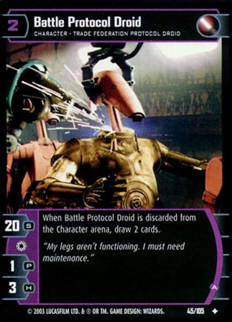 Battle Protocol Droid A (JG #45) FOIL