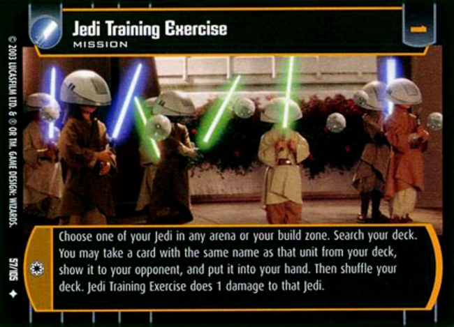 Jedi Training Exercise (JG #57) FOIL