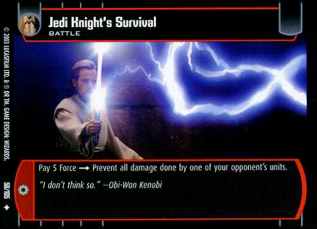 Jedi Knights Survival (JG #58) FOIL