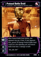 Protocol Battle Droid A (JG #67) FOIL