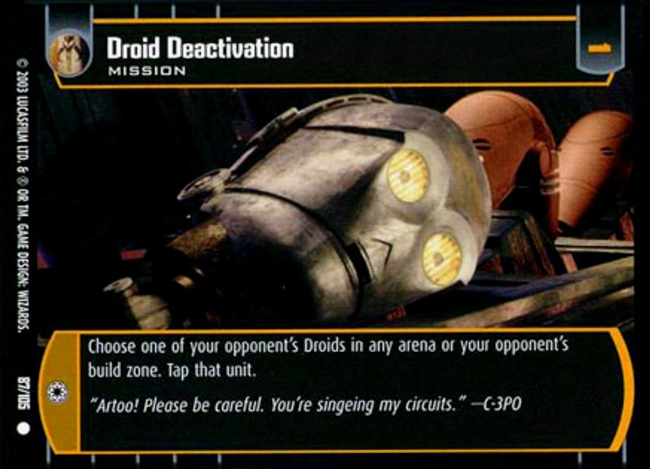 Droid Deactivation (JG #87) FOIL