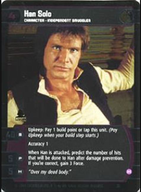 Star Wars TCG Han Solo (Promo #36) - Promo's and Other SWTCG Product