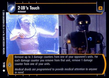 Star Wars TCG 2-1B's Touch (RAS #71) - Rogues & Scoundrels (TCG)