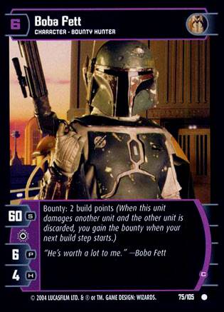 Star Wars TCG Boba Fett C (RAS #75) - Rogues & Scoundrels (TCG)