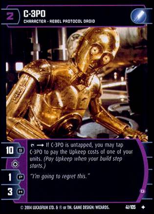 Star Wars TCG C 3PO G (RAS #41) - Rogues & Scoundrels (TCG)