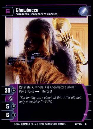 Star Wars TCG Chewbacca H (RAS #42) - Rogues & Scoundrels (TCG)