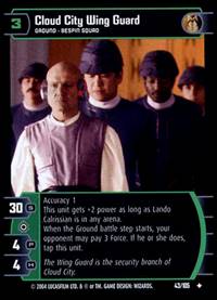 Star Wars TCG Cloud City Wing Guard (RAS #43) - Rogues & Scoundrels (TCG)