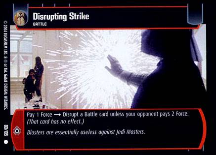 Star Wars TCG Disrupting Strike (RAS #80) - Rogues & Scoundrels (TCG)