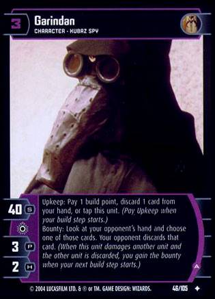 Star Wars TCG Garindan A (RAS #46) - Rogues & Scoundrels (TCG)