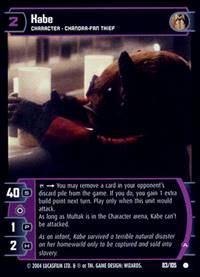 Star Wars TCG Kabe A (RAS #83) - Rogues & Scoundrels (TCG)