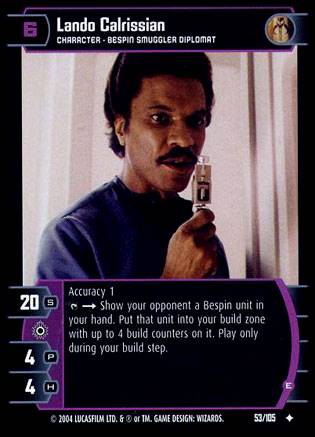 Star Wars TCG Lando Calrissian E (RAS #53) - Rogues & Scoundrels (TCG)