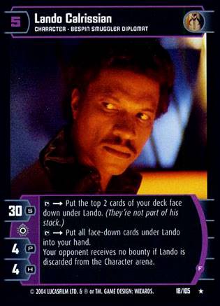 Star Wars TCG Lando Calrissian F (RAS #18) - Rogues & Scoundrels (TCG)