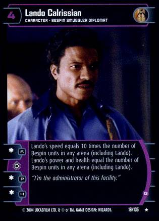 Star Wars TCG Lando Calrissian G (RAS #19) - Rogues & Scoundrels (TCG)