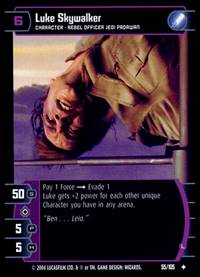 Star Wars TCG Luke Skywalker L (RAS #55) - Rogues & Scoundrels (TCG)