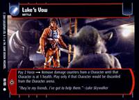 Star Wars TCG Lukes Vow (RAS #88) - Rogues & Scoundrels (TCG)