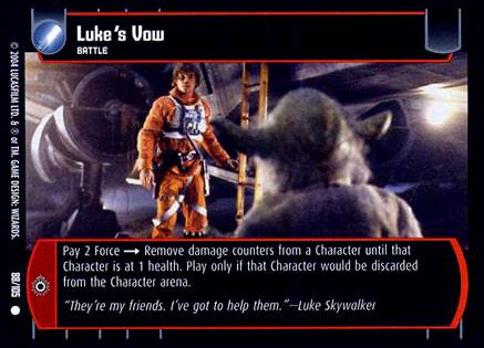 Star Wars TCG Lukes Vow (RAS #88) - Rogues & Scoundrels (TCG)