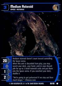 Star Wars TCG Medium Asteroid (RAS #89) - Rogues & Scoundrels (TCG)