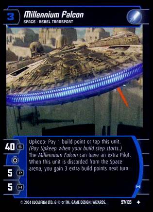 Star Wars TCG Millennium Falcon H (RAS #57) - Rogues & Scoundrels (TCG)