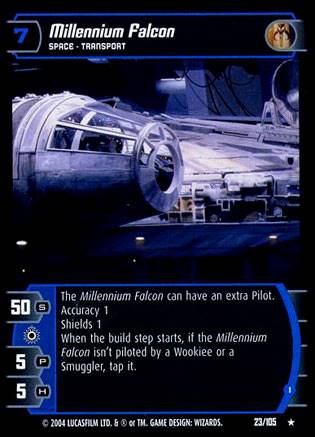 Star Wars TCG Millennium Falcon I (RAS #23) - Rogues & Scoundrels (TCG)