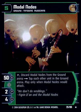 Star Wars TCG Modal Nodes A (RAS #25) - Rogues & Scoundrels (TCG)