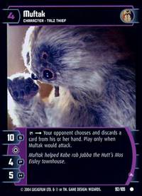 Star Wars TCG Muftak A (RAS #92) - Rogues & Scoundrels (TCG)