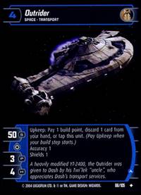 Star Wars TCG Outrider A (RAS #66) - Rogues & Scoundrels (TCG)