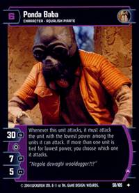 Star Wars TCG Ponda Baba A (RAS #58) - Rogues & Scoundrels (TCG)