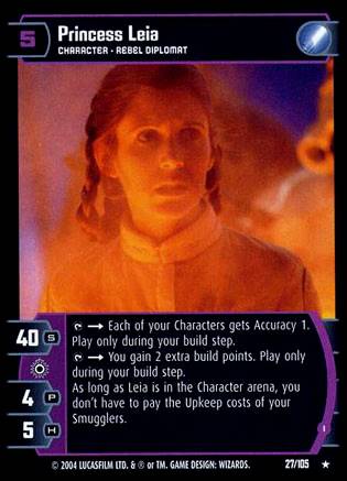 Star Wars TCG Princess Leia I (RAS #27) - Rogues & Scoundrels (TCG)