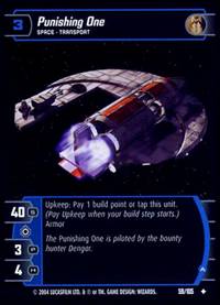 Star Wars TCG Punishing One A (RAS #59) - Rogues & Scoundrels (TCG)