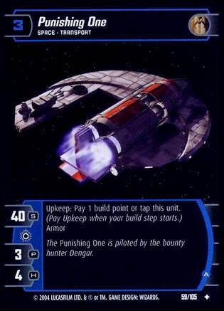 Star Wars TCG Punishing One A (RAS #59) - Rogues & Scoundrels (TCG)