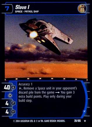 Star Wars TCG Slave 1 F (RAS #28) - Rogues & Scoundrels (TCG)