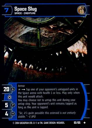 Star Wars TCG Space Slug (RAS #65) - Rogues & Scoundrels (TCG)