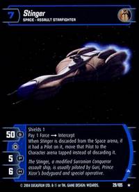 Star Wars TCG Stinger A (RAS #29) - Rogues & Scoundrels (TCG)