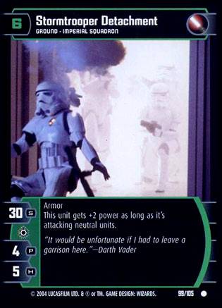 Star Wars TCG Stormtrooper Detachment (RAS #99) - Rogues & Scoundrels (TCG)
