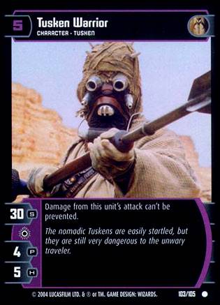 Star Wars TCG Tusken Warrior (RAS #103) - Rogues & Scoundrels (TCG)