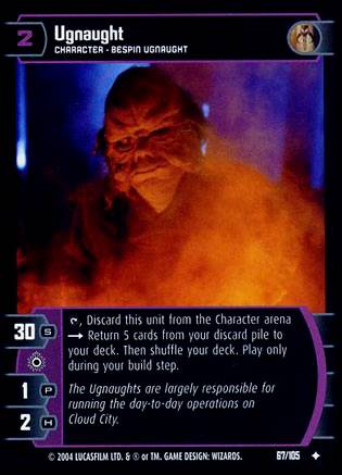 Star Wars TCG Ugnaught (RAS #67) - Rogues & Scoundrels (TCG)